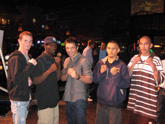 (left to right) Michael Finney, Terence Crawford, Bradley Blankenship, Fidel Maldonado Jr., Robert Rodriguez [Photo courtesy TKO Boxing Promotions]