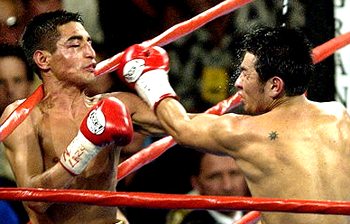 Morales on the ropes
