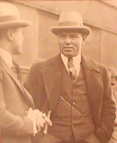 Jack Dempsey, with cigar